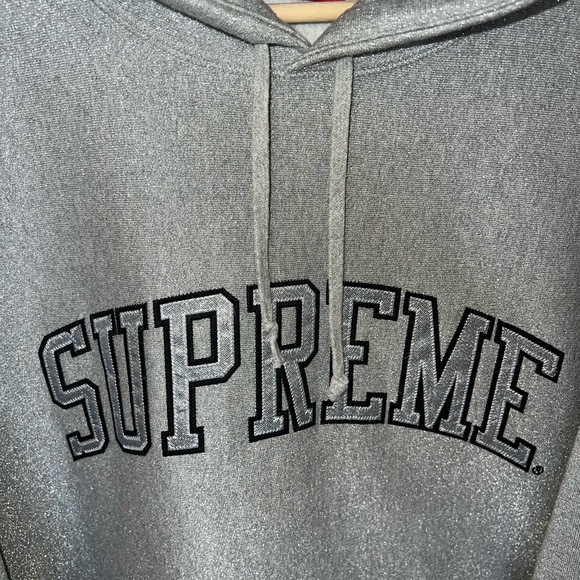 Supreme Metallic Arc Hooded Sweatshirt Size Large - Picture 8 of 12